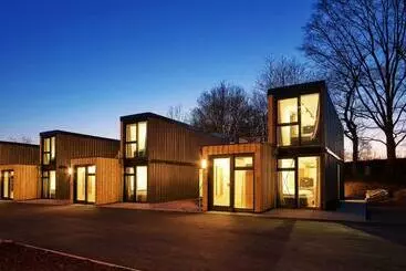 アパートホテル Modern Ausgebauter überseecontainer Als Tiny House