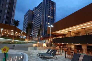 酒店 Apartamento No Solar Das águas Resort Em Olímpia Sp