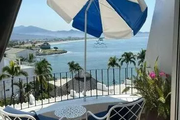 アパートホテル Departamento Familiar Con Vista Al Mar