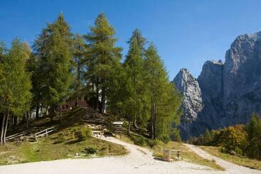 Herberge Erjavčeva Mountain Hut At Vršič Pass