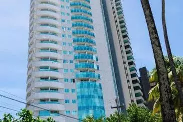 Huoneistohotelli 202 Flat Beira Mar Av Boa Viagem Com Cozinha