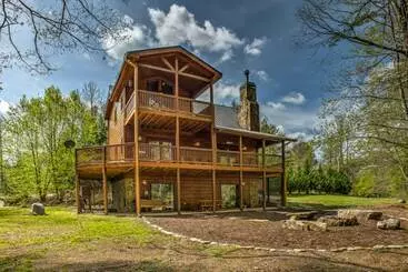 Mökkimajoitus The Wandering Wilscot Lodge By Escape To Blue Ridge