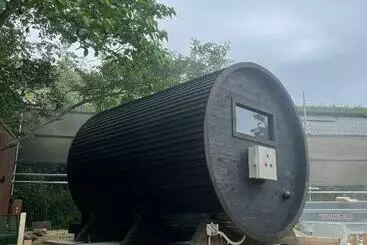 Pensió 淡路島でサイコーのととのうを体験出来るサウナ宿たんざ二種類のフィンランドサウナを体験できます