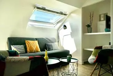 Turistlejligheder La Lucarne Au Centre Ville Avec Parking Privé Et Ascenseur