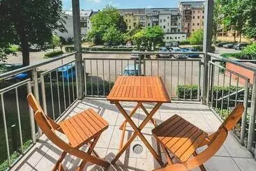 Appartements touristiques Zentrum, 2r, Balkon, Wifi, 4p, Modern, Ruhig