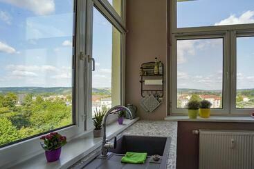 Turista apartmanok Ferienwohnung Saaletal