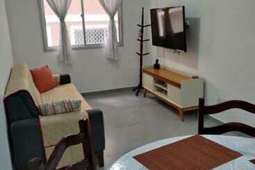 ツーリストアパートメント Apartamento Pé Na Areia Praia Grande Sp, Aviação