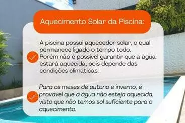 ツーリストアパートメント Bela Casa Piscina Aquecimento Solar Em Americana Sp