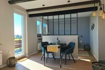 ツーリストアパートメント Stylische Wohnung Mit Weitblick Und Großem Balkon