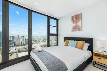ツーリストアパートメント Kozyguru Docklans Waterview Cosy 2 Bed 2 Bath Apt Melbourne Vdo628 2805