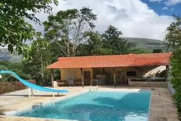ツーリストアパートメント Casa Acolhedora Com Lazer E Espaço Gourmet