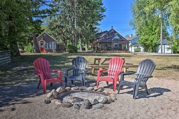 Rustic Suttons Bay Cottage: Shared Dock & Fire Pit