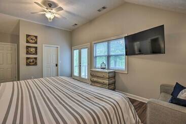 茅舍 Lakefront Jacksons Gap Home W/ Deck, Dock & Views