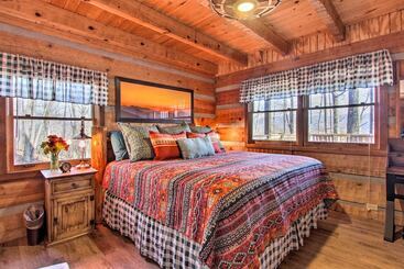 بيت ريفى Panoramic View Gatlinburg Cabin W/ Private Hot Tub