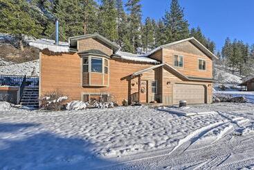 Gîte Rural Peaceful Superior Home W/ Fire Pit & Mtn View