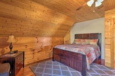 بيت ريفى Decks & Panoramic Views: Rustic Sparta Cabin