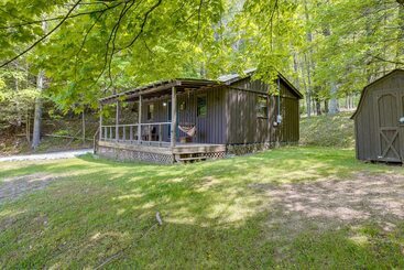 Vakantiehuisje Cozy Green Bank Cabin ~ 2 Mi To Observatory!