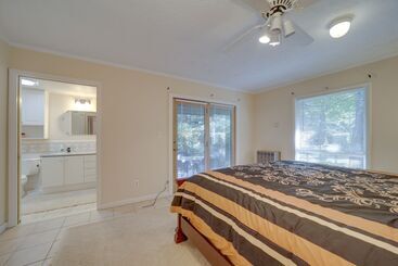 کلبه Spacious North Carolina Retreat   Patio & Fire Pit