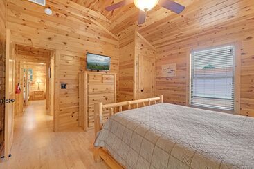 별장 3 Bdr Log Cabin In Cozy Resort W/ Private Hot Tub