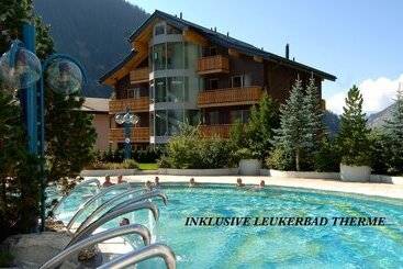 ホテル Viktoria Leukerbad Therme
