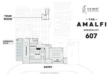 汽车旅馆  The Amalfi Minimalist Room Z