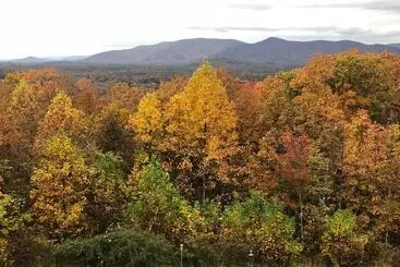 Mökkimajoitus Pool, Hot Tub & Mountain Views: Cleveland Cabin