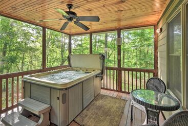 별장 The Get Away At The Sautee Mountain Retreat