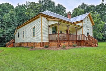 بيت ريفى Wooded Georgia Retreat On 6 Acres W/ Fire Pit