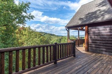 별장 Cabin W/ Hot Tub, Theater & Views Sleeps 22
