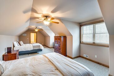 קוטג'' Lakefront Waterford Home W/ Game Room & Grills!