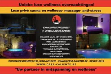 شقق خاصة سياحية Vlaamse Ardennen Vakantiehuis Casa Caliente Met Wellness