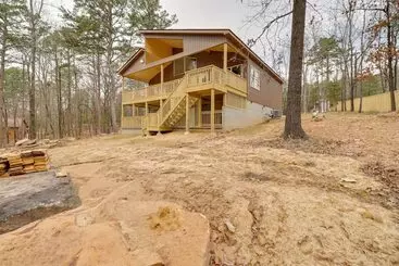 コテージ Waterfront Retreat On Greers Ferry Lake W/ Hot Tub