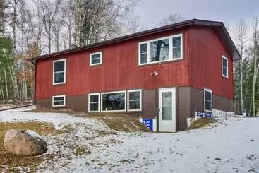Mökkimajoitus Bigfork Cabin On Long Lake Near Snowmobile Access