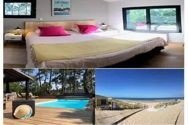 Pensió Chambre Privative, Cap Ferret Piscine Chauffée Villa Sylhengui