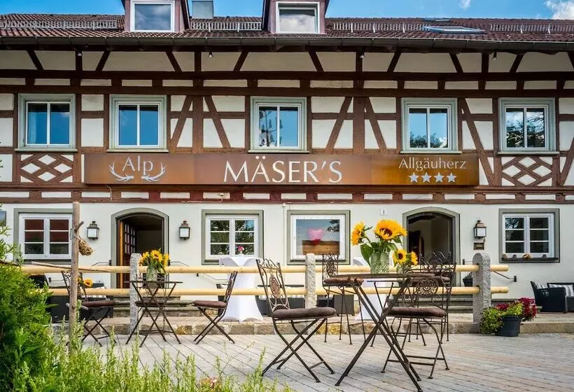 ホテル Mäsers Allgäuherz
