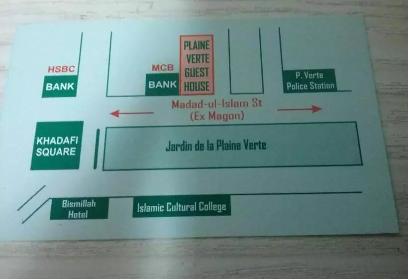 پانسیون La Plaine Verte Guesthouse