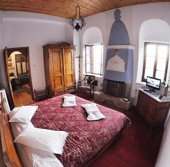 ペンション Archontiko Repana   Makrinitsa Stone Retreat
