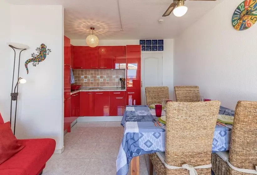 New & Modern Top Floor Flat With Ocean View & Free Wifi  Jandia