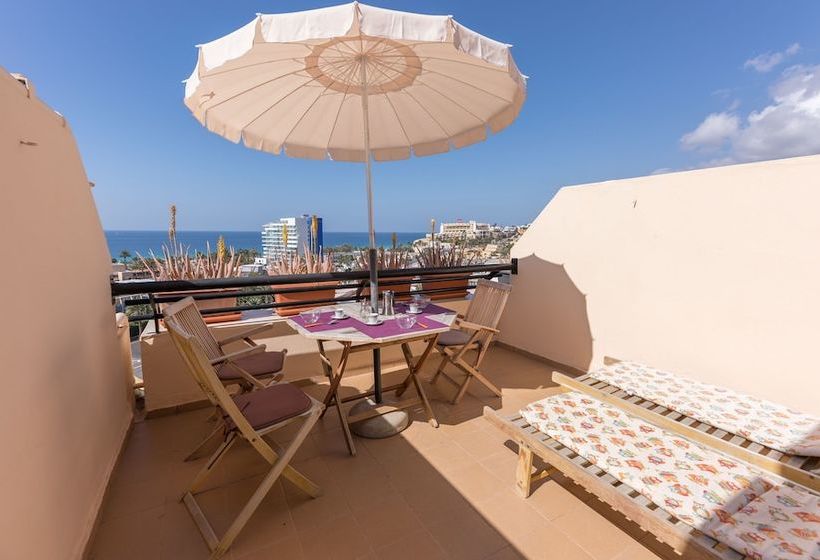 New & Modern Top Floor Flat With Ocean View & Free Wifi  Jandia