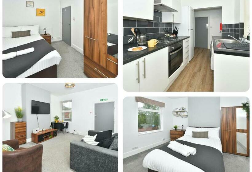 Spacious Double Rooms In City Centre, Great For Contractors!