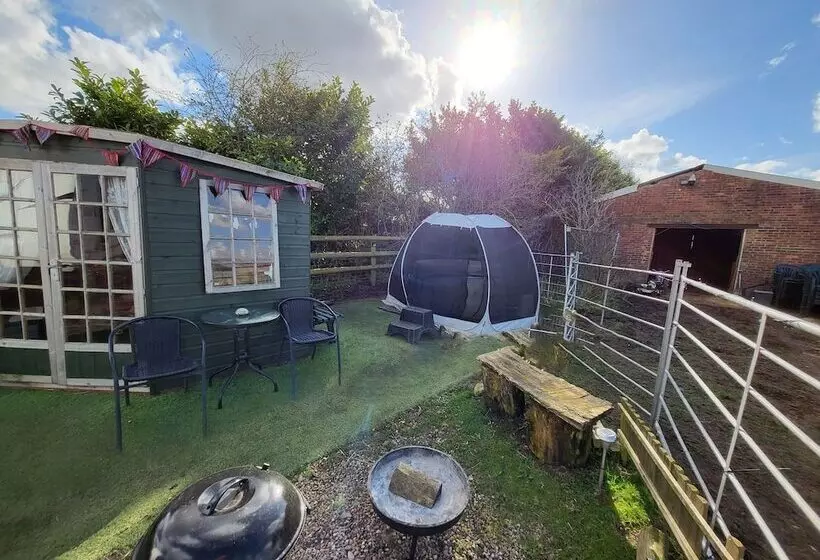 Hotelli Glamping With Llamas