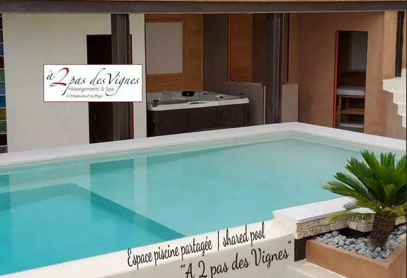 A 2 Pas Des Vignes, Hébergements Et Spa, Maison Numéro 11 à Châteauneuf Du Pape