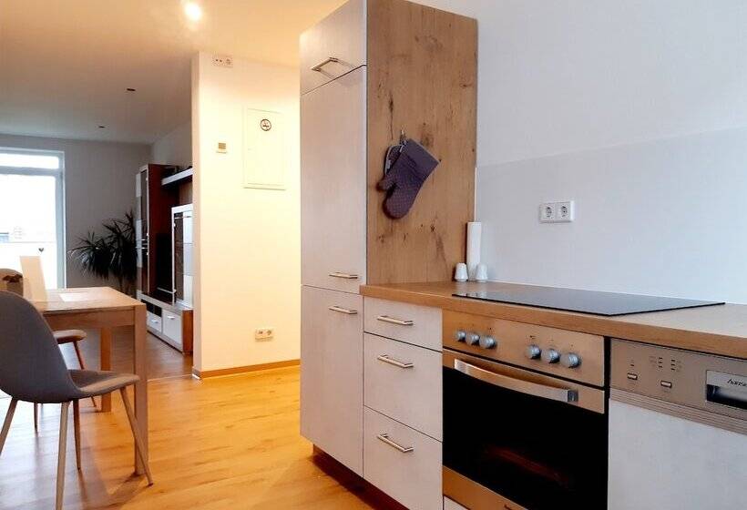 Stadtoase Geräumige Gästewohnungen Mit Balkon, Komfort, Modernität Und Ruhe, Für Monteure Geeignet