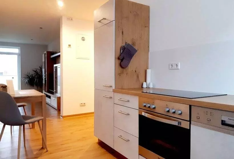 Stadtoase Geräumige Gästewohnungen Mit Balkon, Komfort, Modernität Und Ruhe, Für Monteure Geeignet