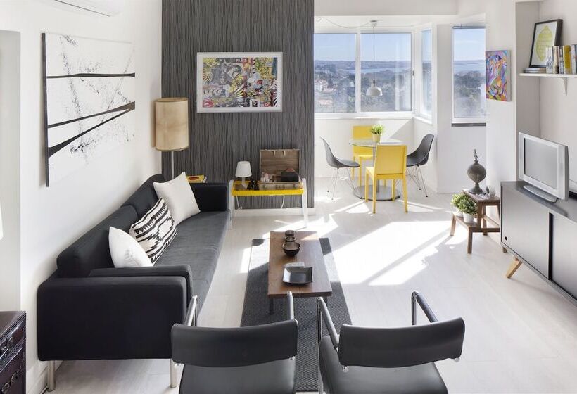 Prime Apartments White And Yellow