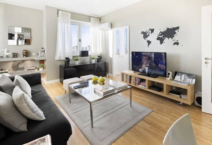 Prime Apartments White And Yellow