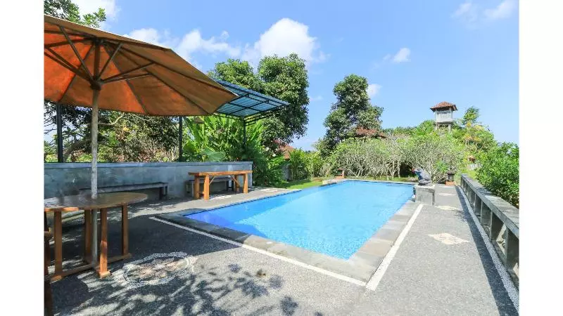 ペンション Pondok Saraswati Villas Ubud By Zuzu