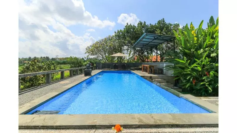 ペンション Pondok Saraswati Villas Ubud By Zuzu