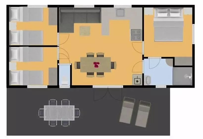 Hotelli Camping Rcn La Ferme Du Latois