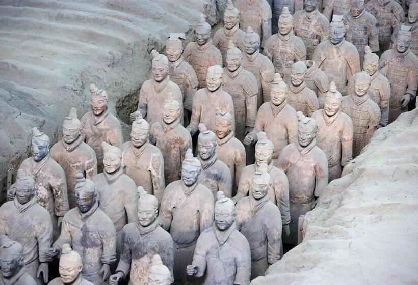 בית מלון כפרי Greentree Inn Huaqingchi Subway Station